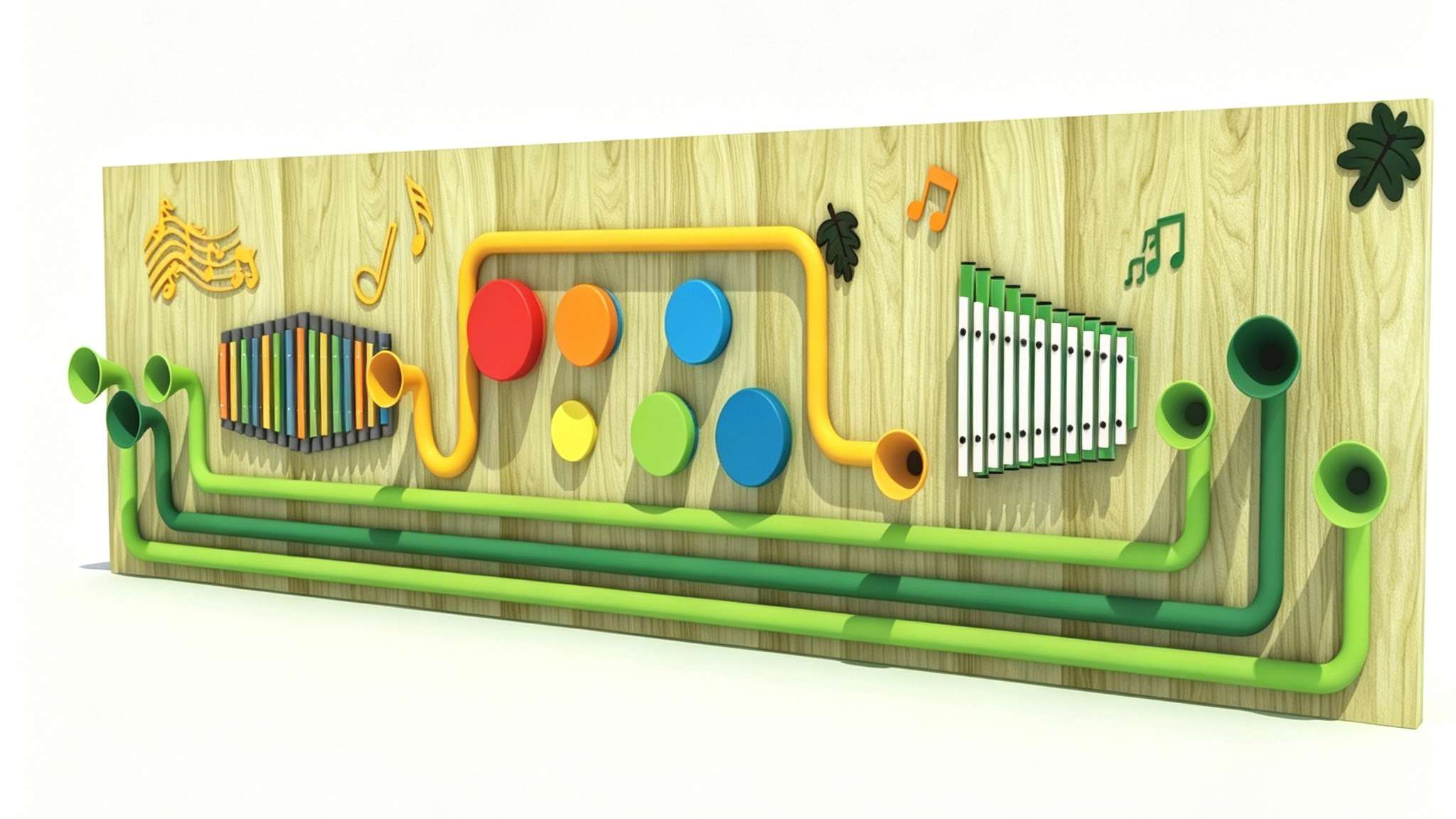 Outdoor Interactive Musical Wall Play Panel