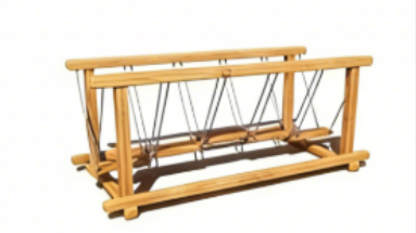 Forest Fun - Children's Wooden Balance Suspension Bridge Series