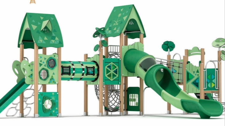 Forest Adventure-Themed Outdoor Combination Slide