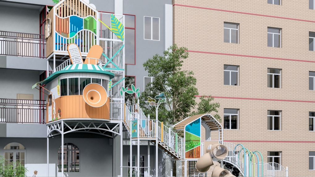 Fantasy Forest House — Vertical Modular Custom Play System