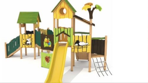 Farm Theme Outdoor Playground Set