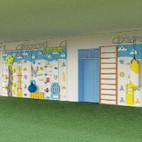 Creative Theme Series Children's Indoor Climbing Walls