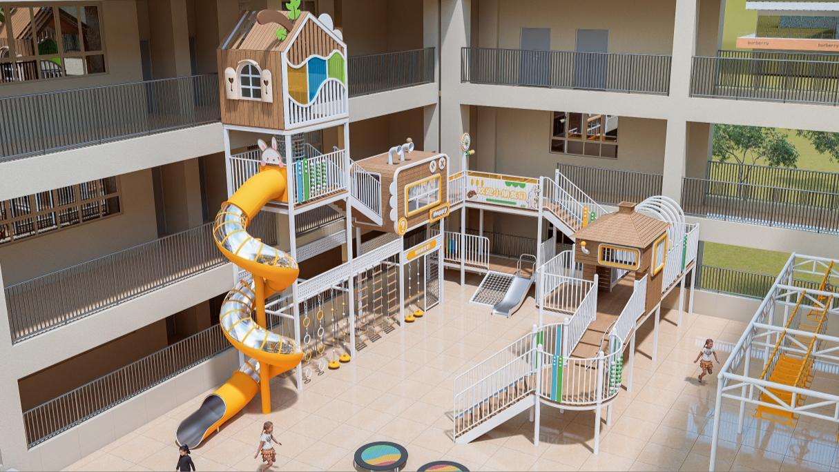 Sunshine Children's Garden Wooden Theme Play Set