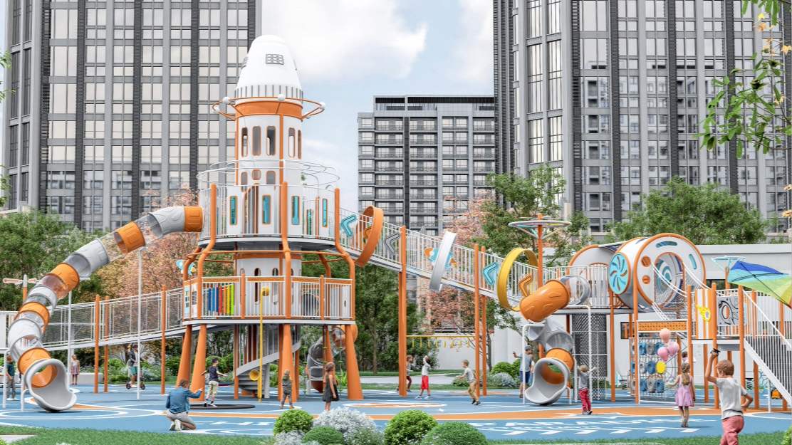 Galaxy Rocket Adventure Playground