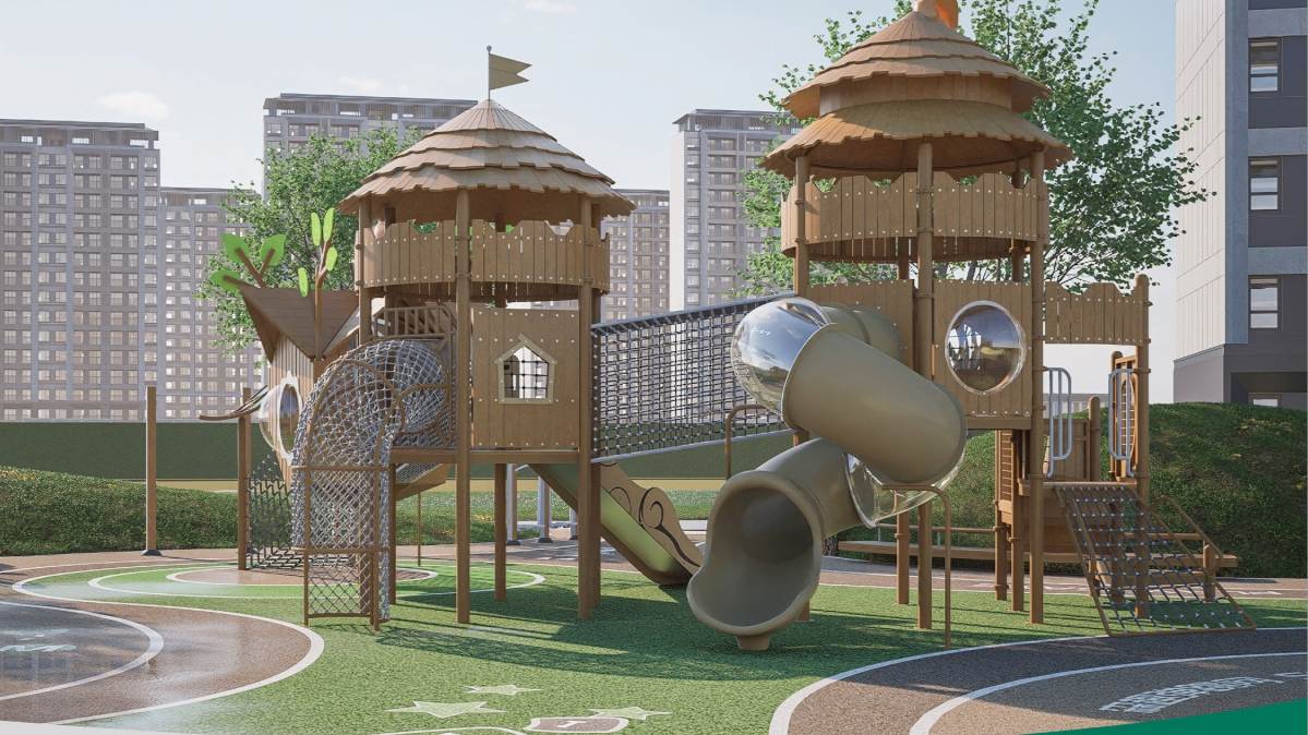 Forest Treehouse Adventure Playground