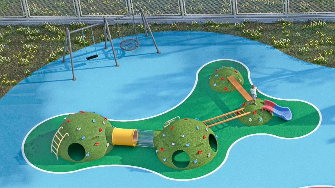 Nature Dome Adventure Outdoor Climbing Playground