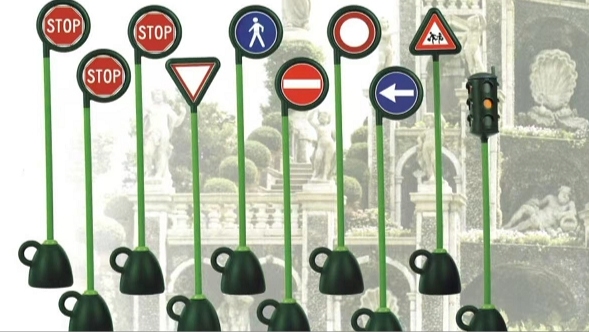 Children's Traffic Sign Recognition Toy Set | Kindergarten Traffic Safety Education Road Signs