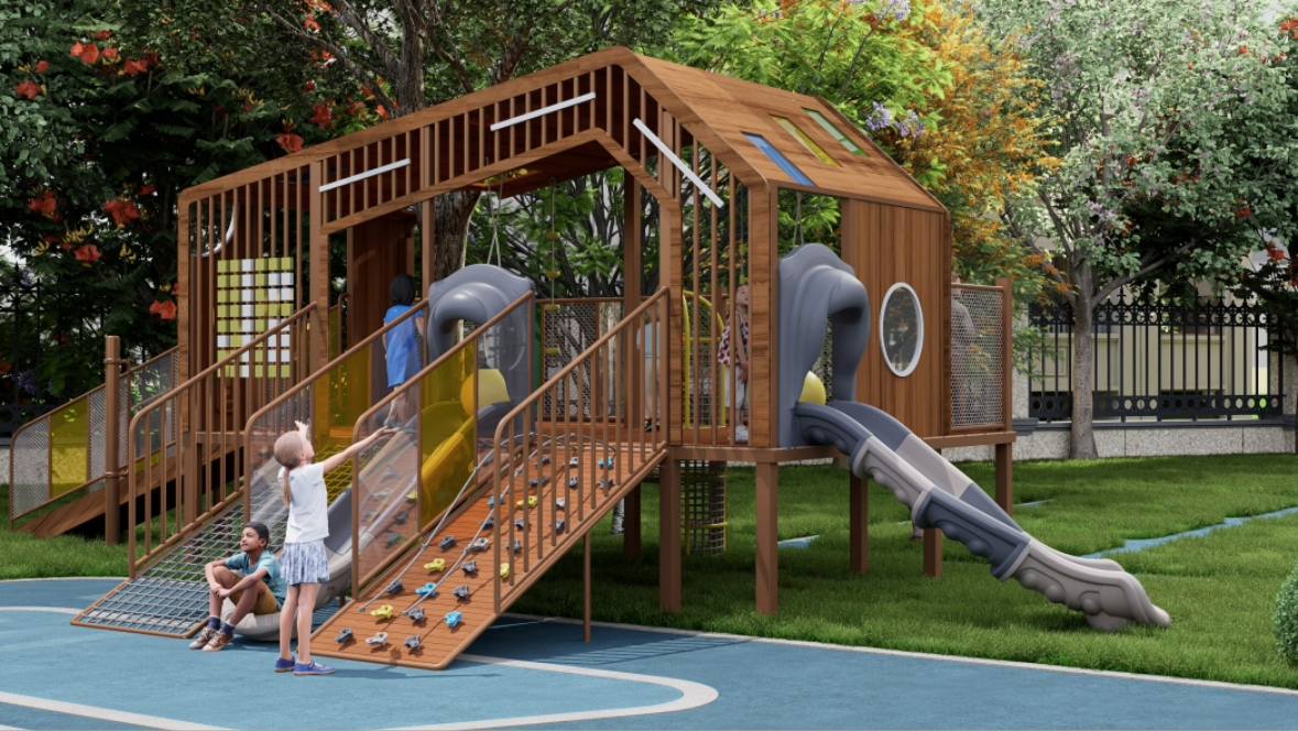 Nature Treehouse Inclusive Outdoor Playground