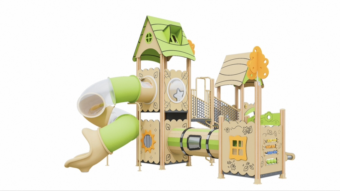 Forest Treehouse Adventure Combination Slide